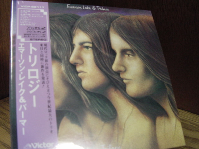 EMERSON LAKE & PALMER Trilogy 2002 Japan Replica OBI Sealed 20-Bit CD