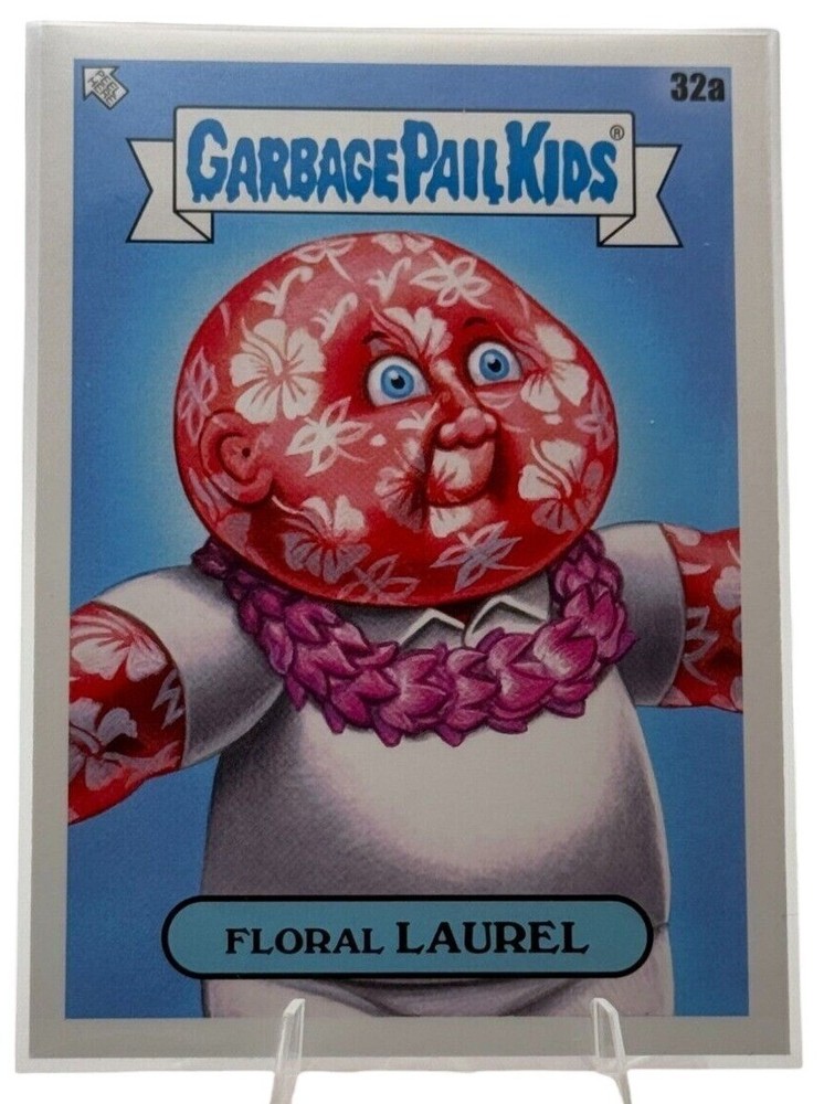 2023 Topps Garbage Pail Kids Go On Vacation Card 32A Floral Laurel  