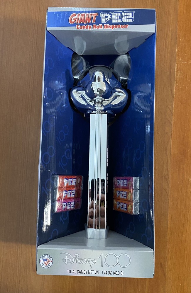 NEW Mickey Mouse Giant PEZ 12 Inch Limited Edition Disney 100 Years Anniversary