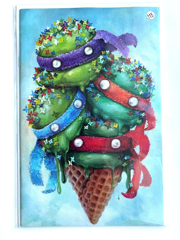 TMNT Ice Cream Virgin Variant SDCC Exclusive Near Mint Limited to 500 Copies