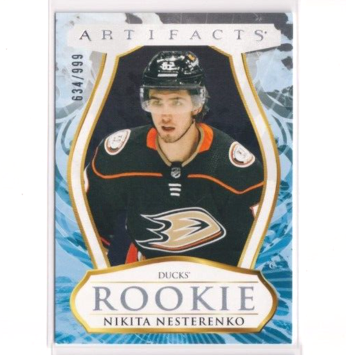 2023-24 UD Artifacts Rookie 172 Nikita Nesterenko /999 Anaheim Ducks