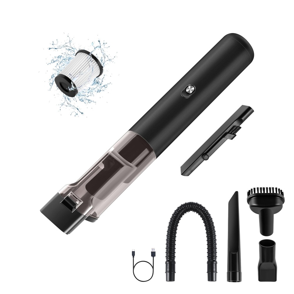 Handheld Vacuum, Cordless, Rechargeable, 20000PA, Lightweight, Portable, HEPA...