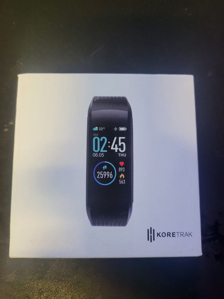 Koretrak Smartwatch SEALED - Fitness Sleep Health Monitor with Heart Rate Tracking