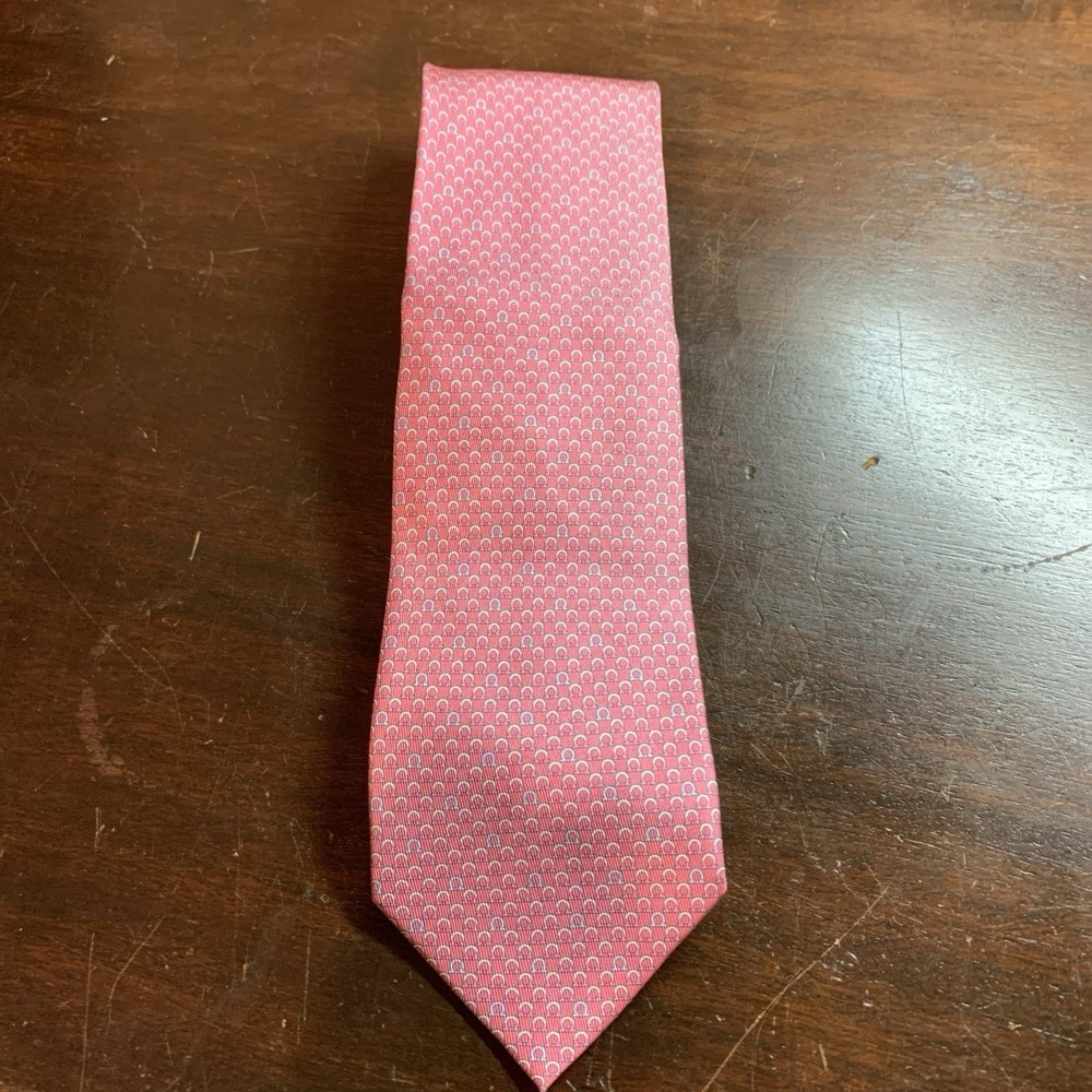 Salvatore Ferragamo Pink Silk Tie