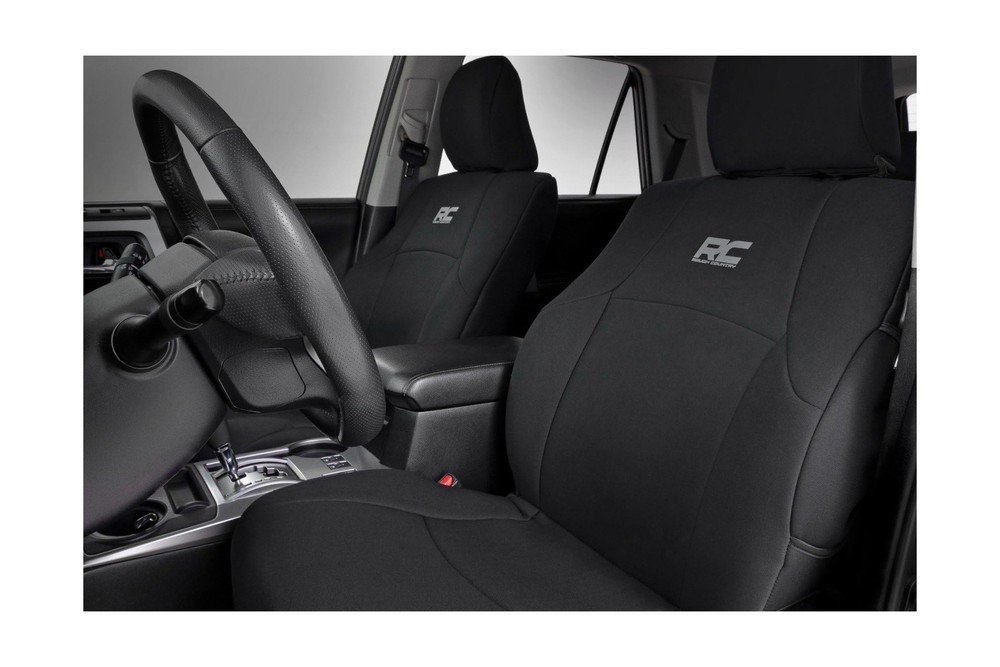 Rough Country Neoprene Front Seat Covers for Toyota 4Runner (2011-2024) - Wat...