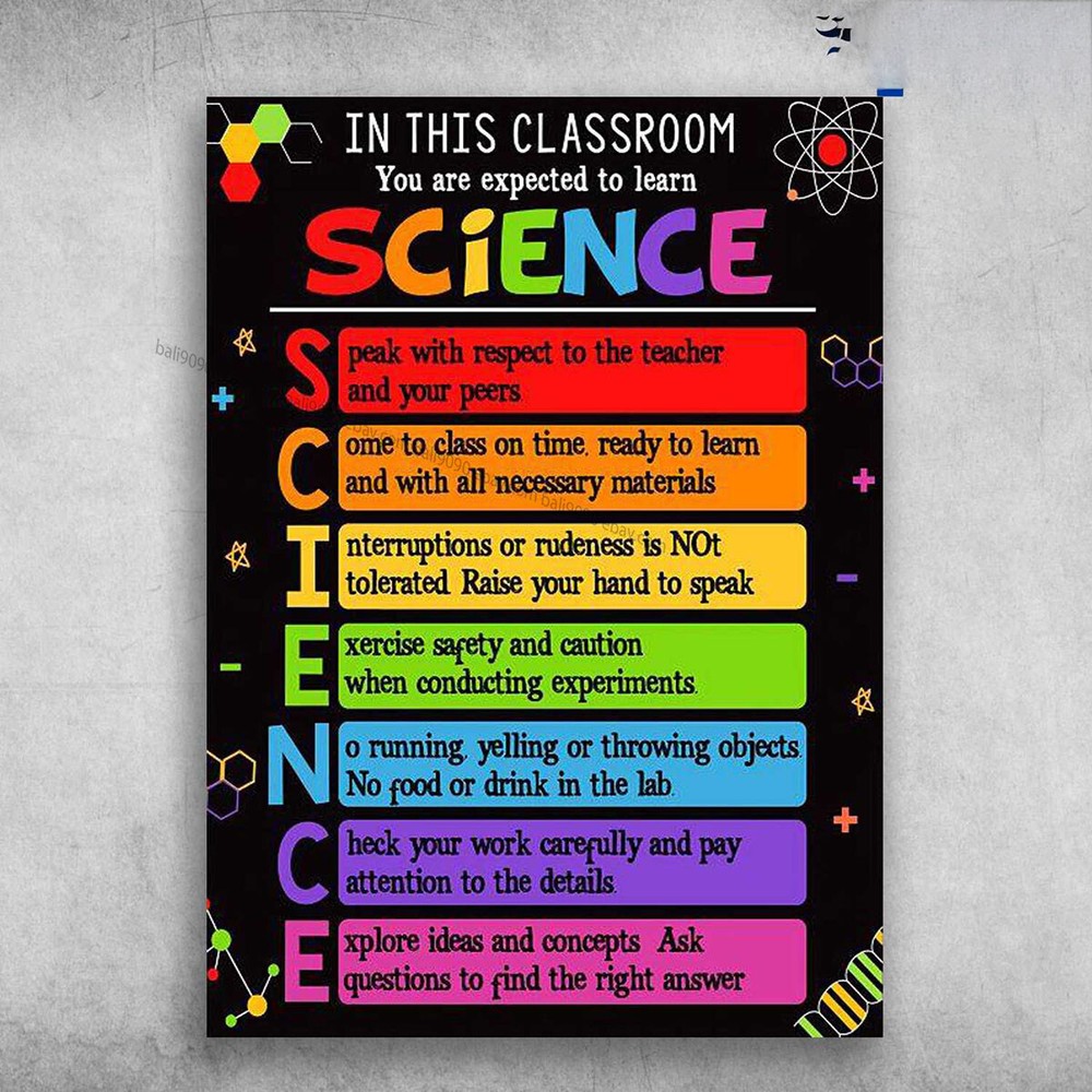 Back To School - In This Classroom, You Are Expected To Learn Science, Speak ...-image
