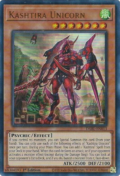 Kashtira Unicorn DABL-EN013 Darkwing Blast 1st Edition