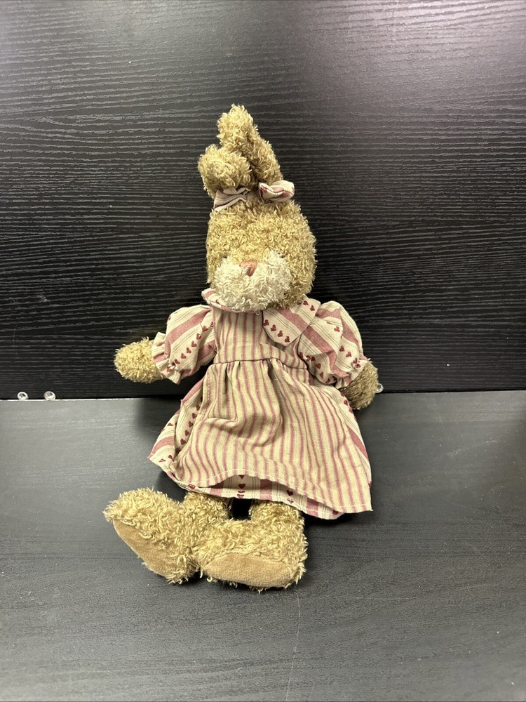 Furry Bunny Rabbit Plush Brown Dress