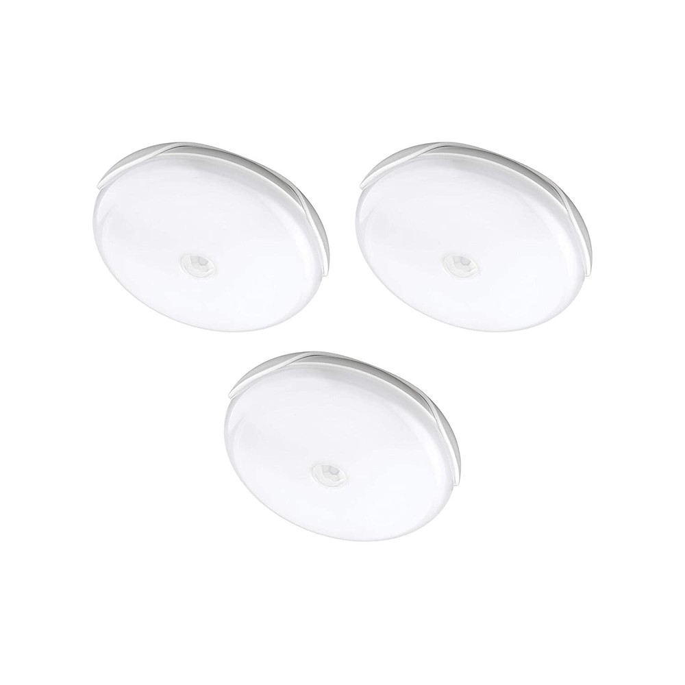 Beams MB800 30 Lumen LED Wireless Battery Powered Motion Sensing Puck Light, ...