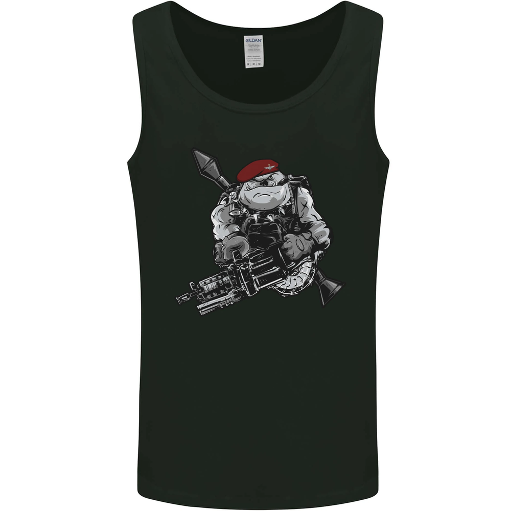 Para Bulldog The Parachute Regiment 1 2 3 4 Mens Vest Tank Top