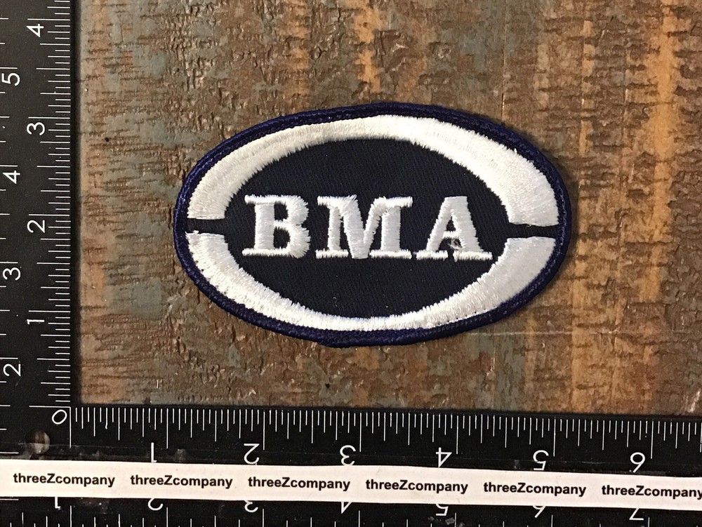 Vintage BMA Sugar Industrial Equipment Embroidered Twill Logo Sew-On Patch  