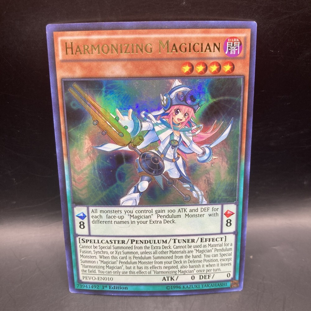 Yu-Gi-Oh Harmonizing Magician PEVO-EN010 Ultra Rare 1st Edition NM Mint