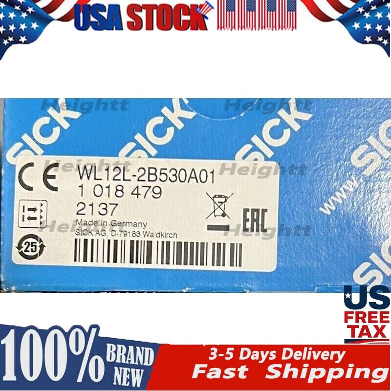 NEW SICK WL12L-2B530A01 Photoelectric sensor WL12L2B530A01  Free shipping