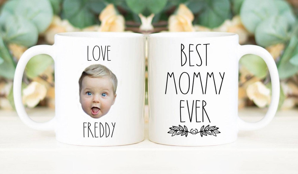 Best Mommy Ever Mug Custom Face Mug Personalized With Photo Of Baby
