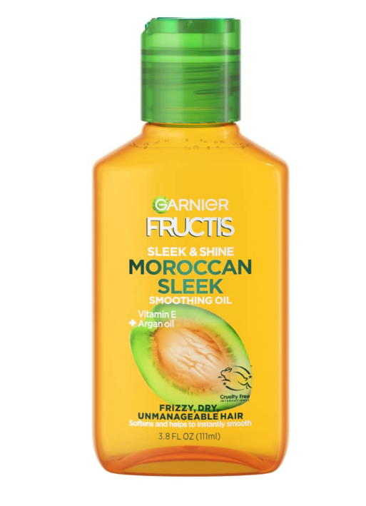 Garnier Fructis Sleek & Shine Smoothing Oil, Argan Oil, 3.75 Fl Oz