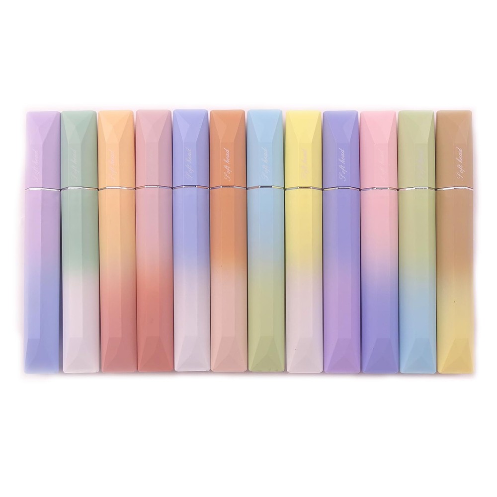 COLNK Pastel Highlighter Pen Set,Chisel Tip,Aesthetic highlighters Assorted C...