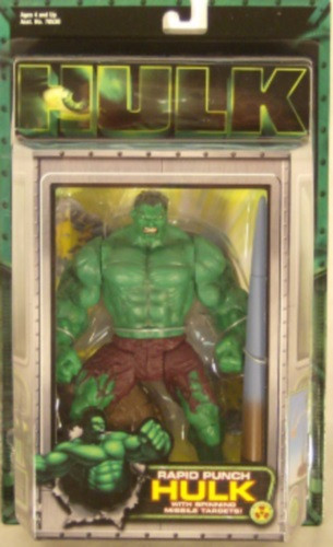 Hulk Rapid Punch Spinning Missile Targets Movie 2003 Marvel Incredible Avengers