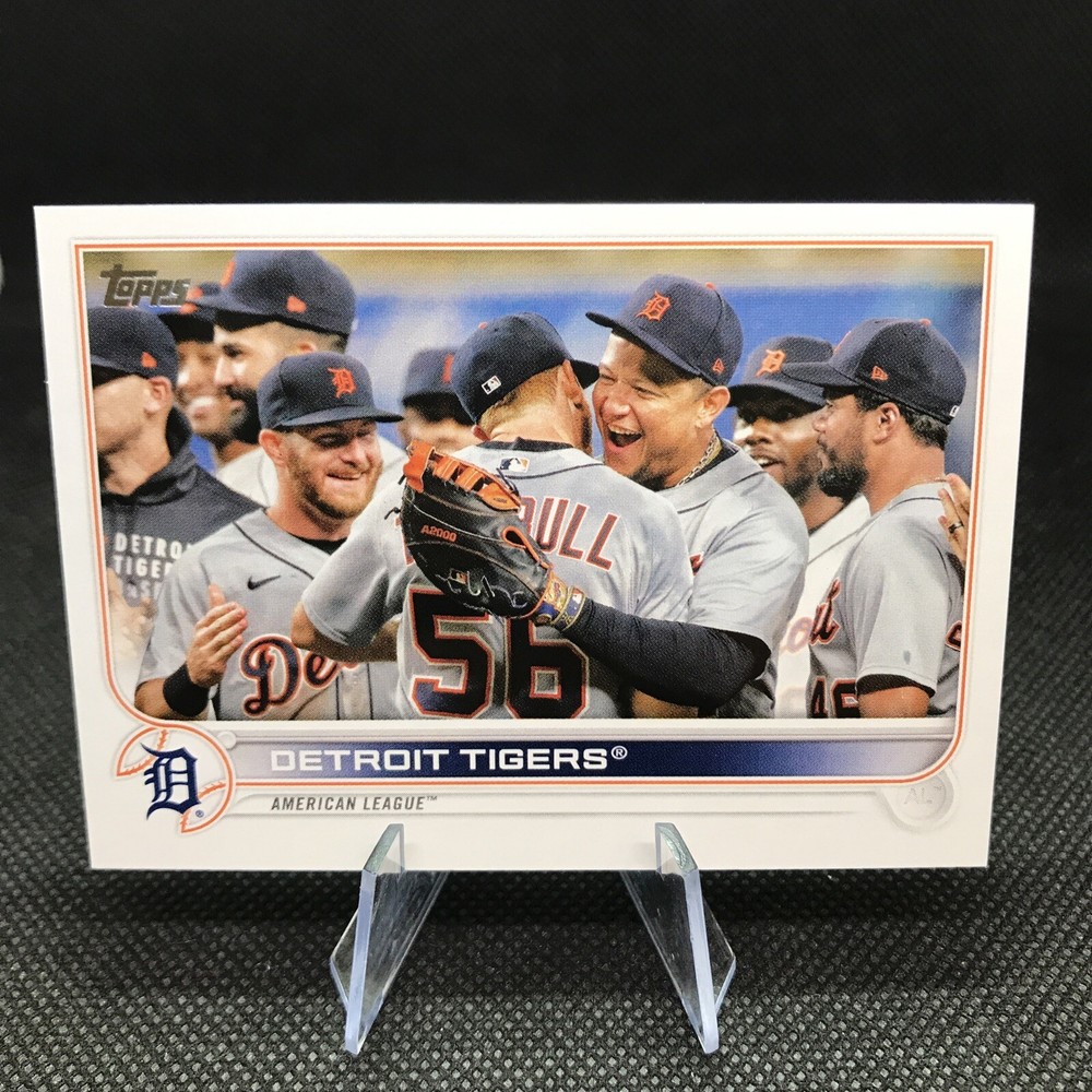 2022 Topps Series 2 Detroit Tigers Team Card #640 Featuring Miggy & Skubal