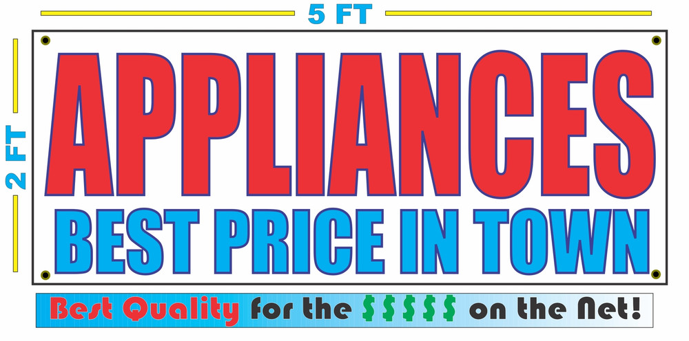 Best Price Appliances Banner Sign - XXL High Quality