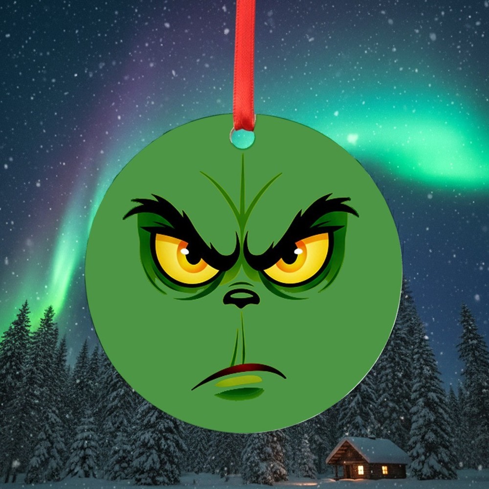 Funny Xmas Ornaments GRINCH Christmas Decoration | Secret Santa Joke Gift