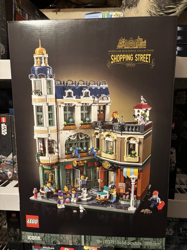 Lego Set # 11371 Creator Expert Icons - Shopping Street Modular - New Sealed