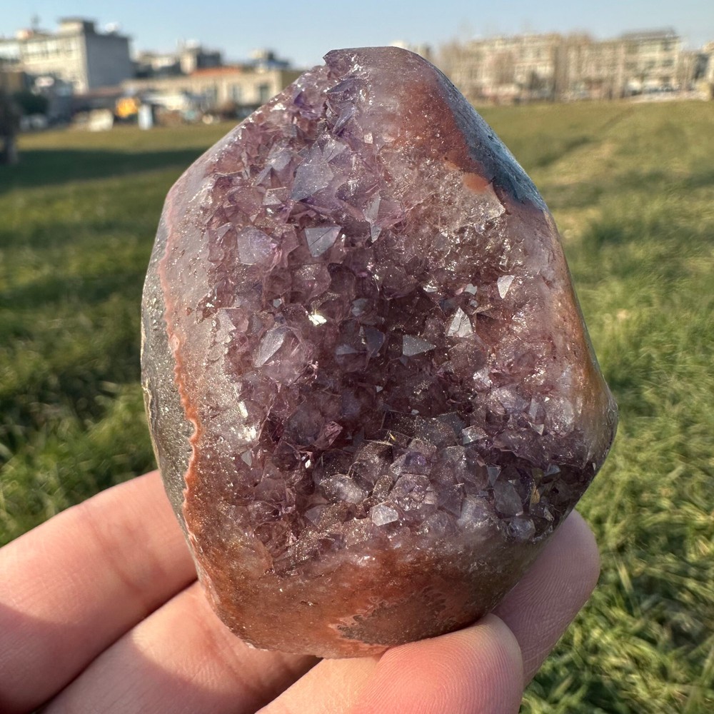Natural Amethyst Quartz Cluster Specimens for Healing & Reiki Energy  