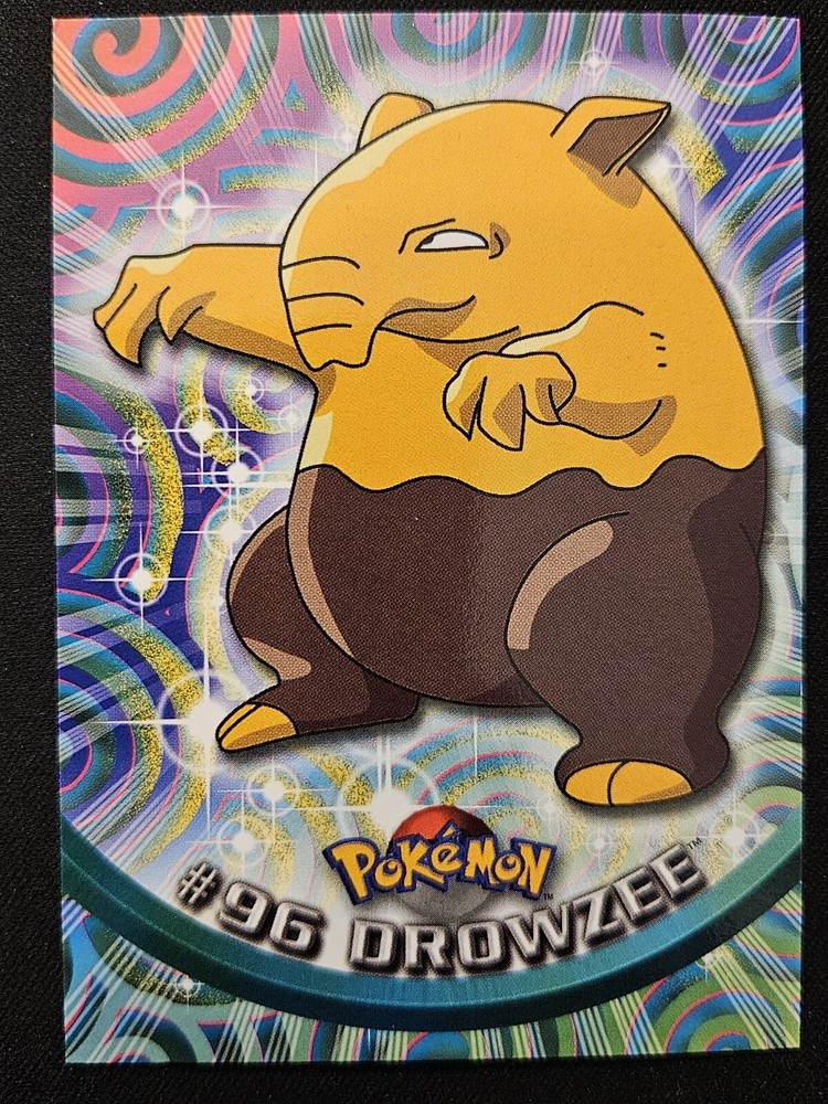Drowzee #96 Topps Blue Label TV Animation Edition Non Holo Pokémon TCG 1999 NM