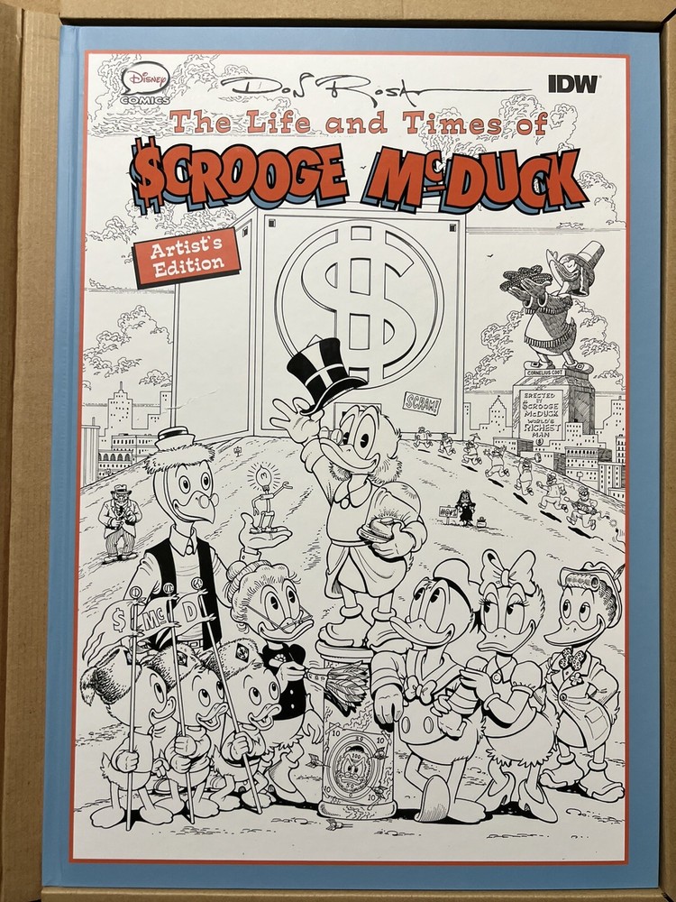 The Life and Times of Scrooge McDuck by Don Rosa Artist Edition Hardcover Disney