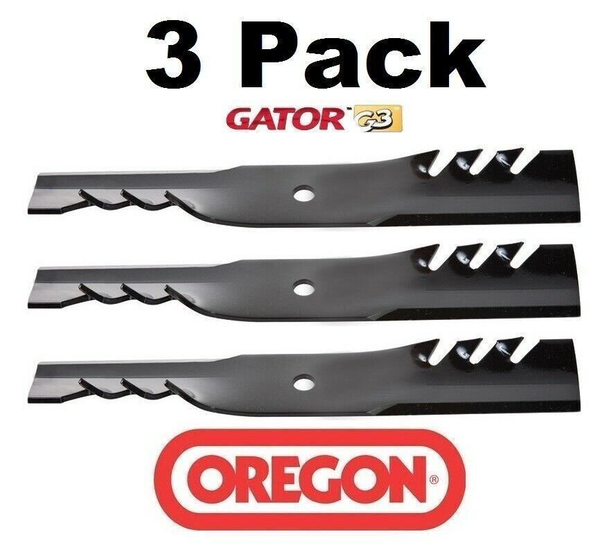 3 Pack Oregon 96-310 Gator G3 Mower Blades for John Deere 100340 101366  