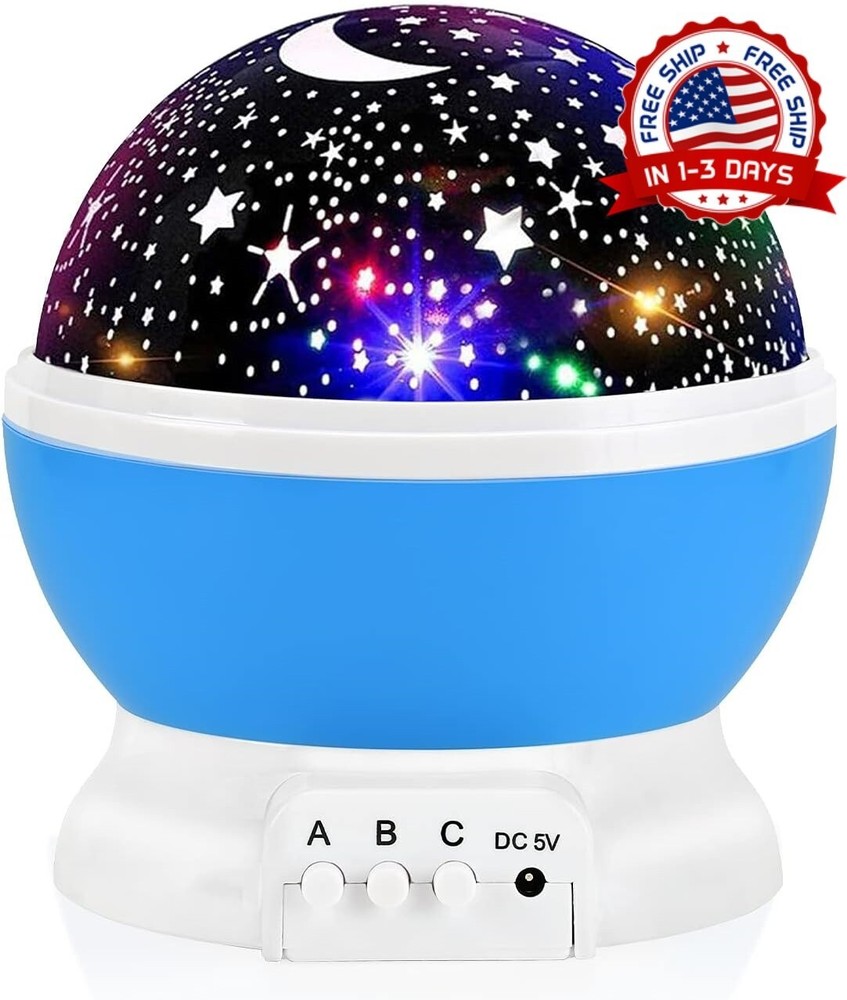 Proyector del sistema solar, luz nocturna de estrellas para niños