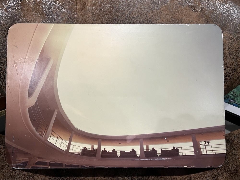 1975 Walt Disney World Tomorrowland People Mover Training Office Wood Wall Art