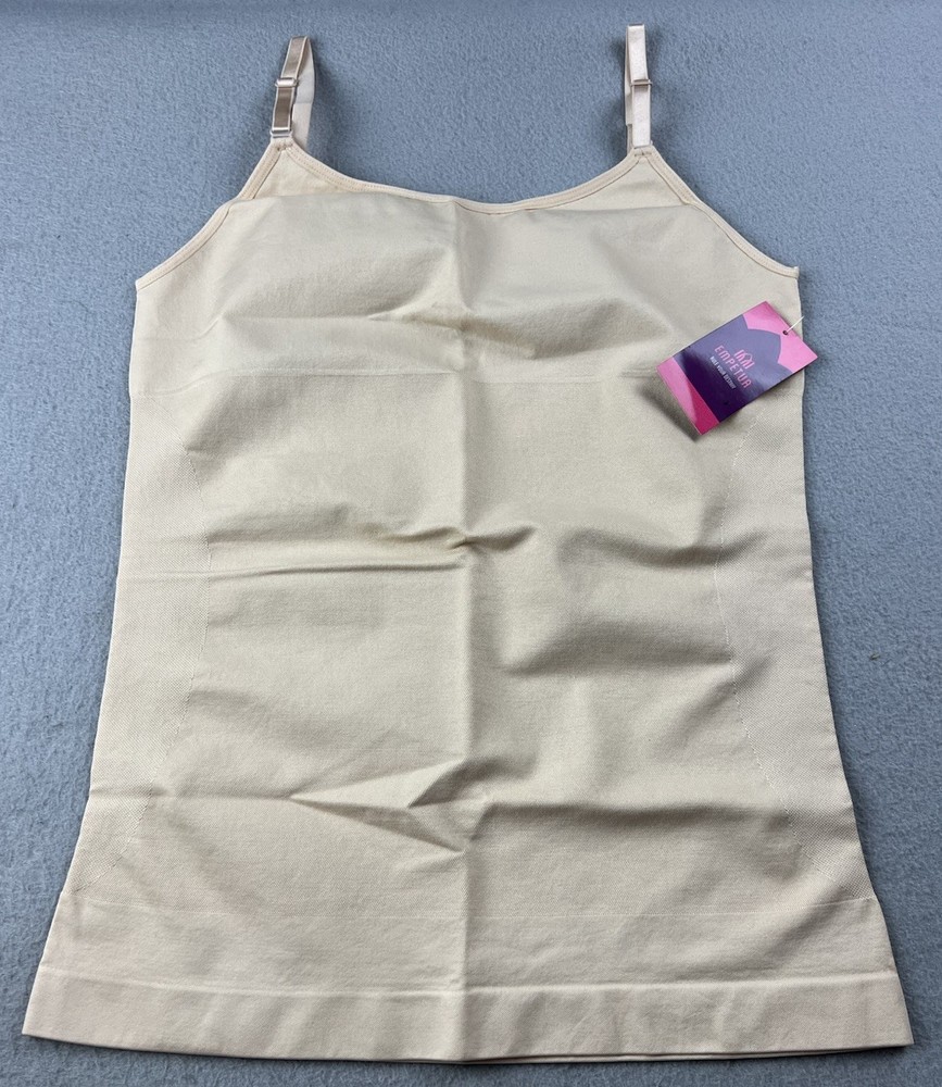 Shapermint Empetua Women’s All Day Everyday Scoop Neck Cami Beige Size 3XL NWT