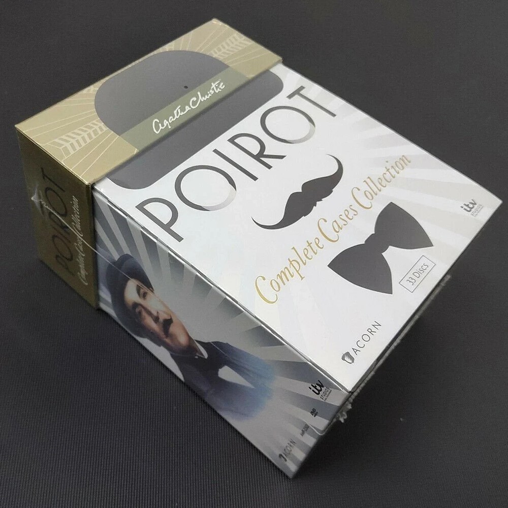 Agatha Christie's Poirot: Complete 33-Disc DVD Box Set, New & Sealed