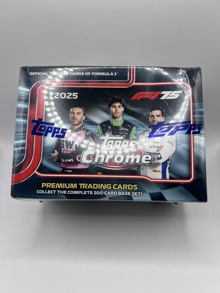 2025 Topps Chrome F1 Formula One Blaster Box