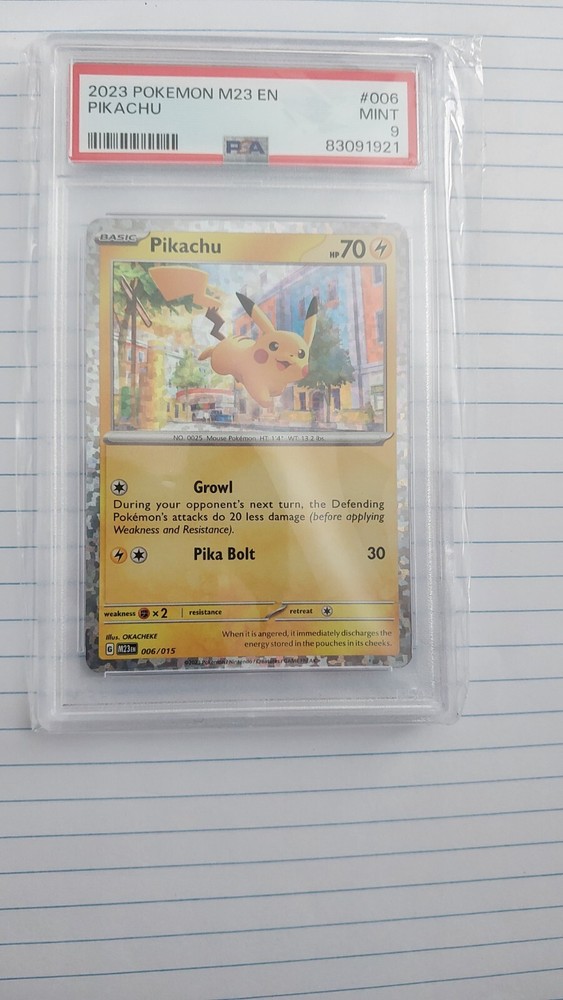 Pikachu 006/015 2023 McDonalds Holo Promo Card