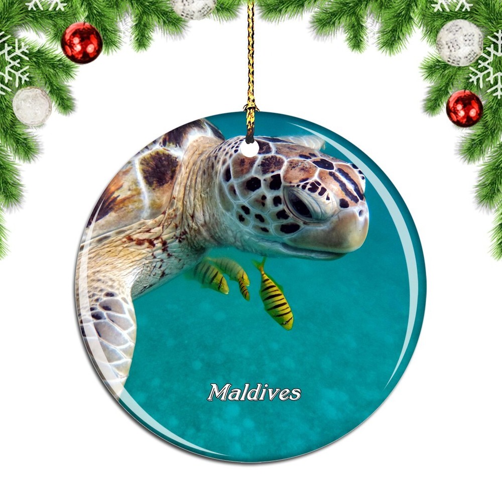 Kihaa Maldives Travel Souvenir Christmas Ornament City Keepsake