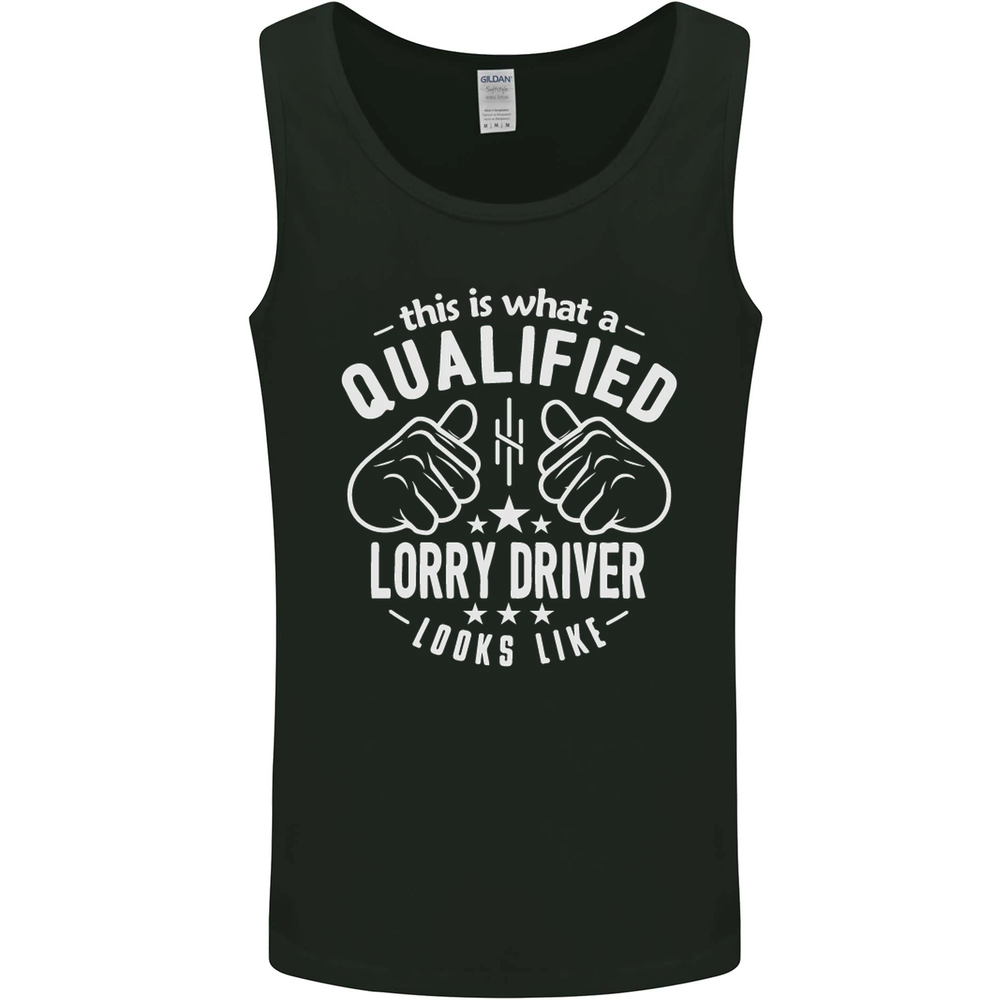 A Qualified Lorry Driver Looks Like Mens Vest Tank Top