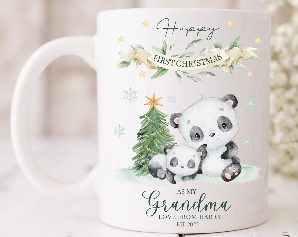 Grandma First Christmas Mug Cup Granny 1st Christmas Present 2022 New
