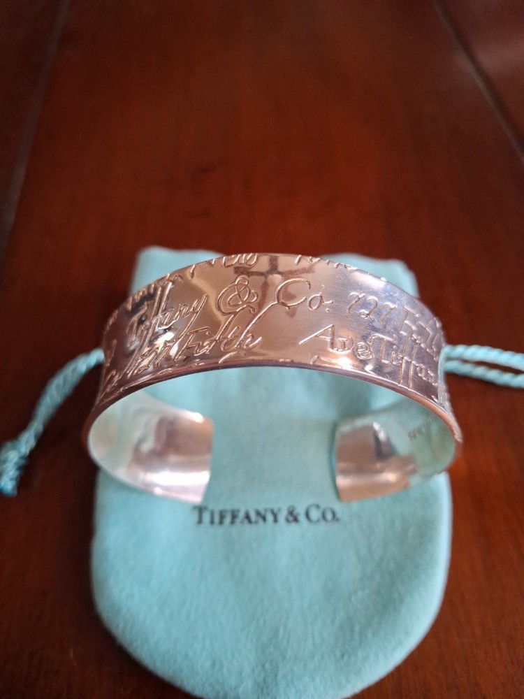 Tiffany & Co 1997 Sterling Silver Cuff Bracelet Vintage