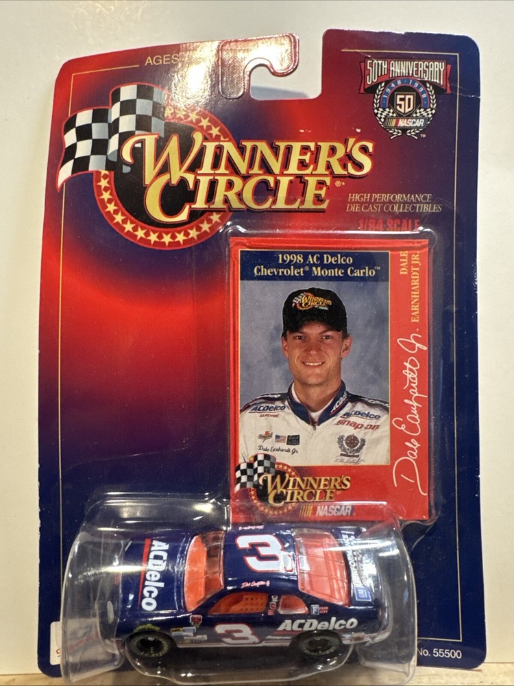 1998 Kenner Dale Earnhardt Jr #3 AC Delco Chevy Monte Carlo 1:64 Winners NOC