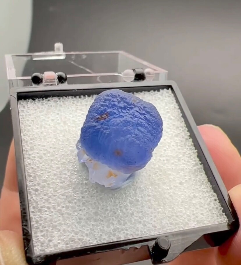 Naturally unique blue fluorite from Jiangxi Province China