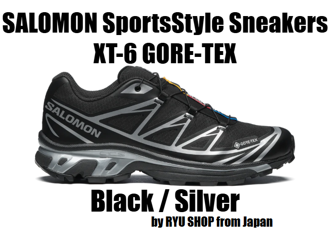 SALOMON SportsStyle Sneakers XT-6 GORE-TEX L47450600 Black / Black / Ftw Silver