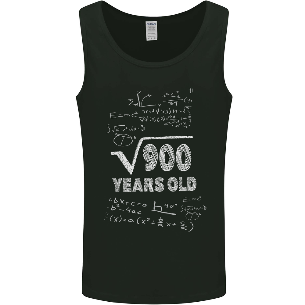 30th Birthday 30 Year Old Geek Funny Maths Mens Vest Tank Top