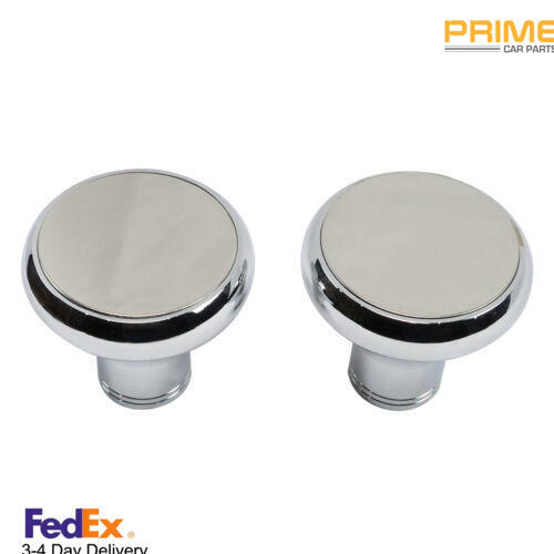 2xChrome Air Valve Knob For Peterbilt Kenworth Freightliner