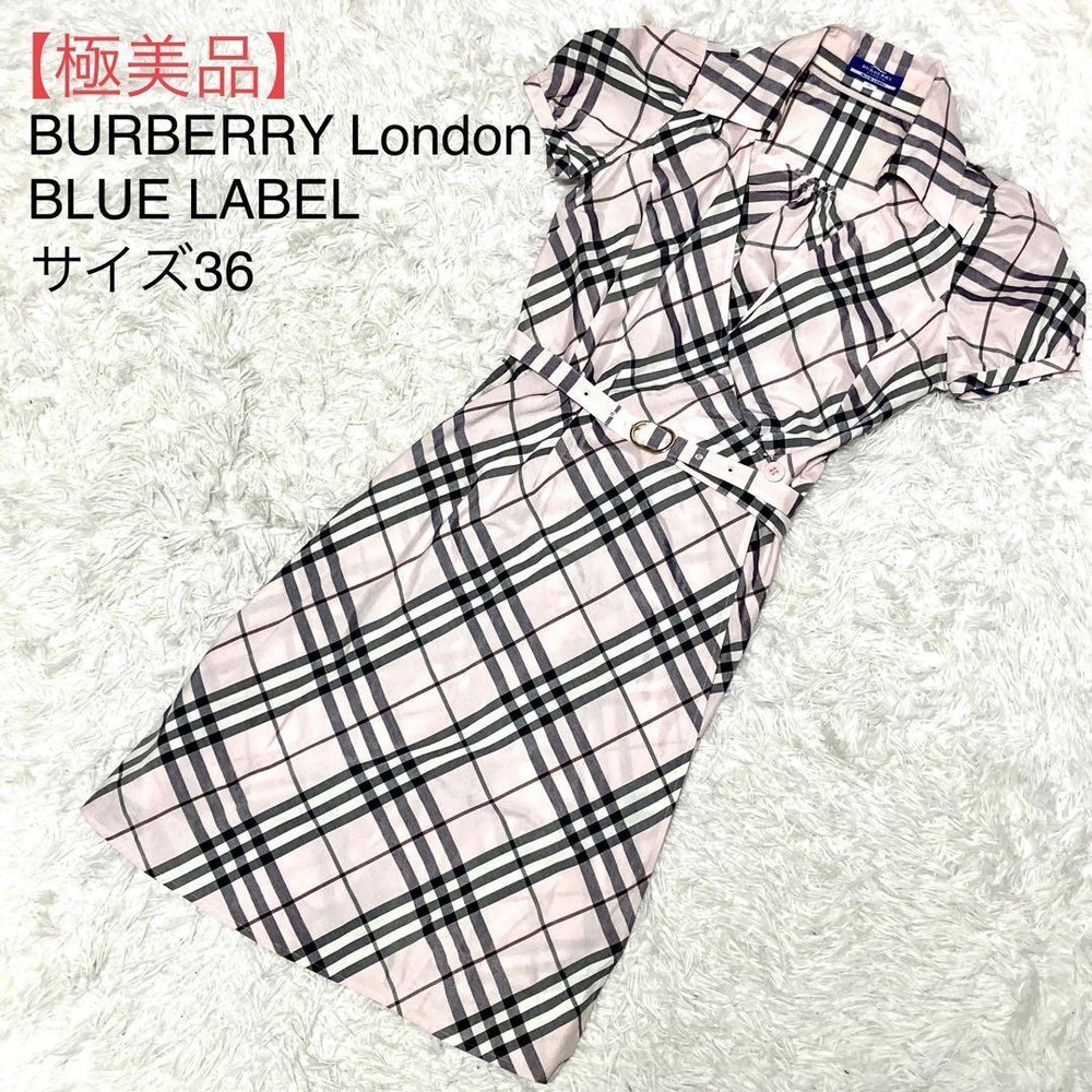 Burberry Blue Label Dress with belt Woman Fashion from Japan