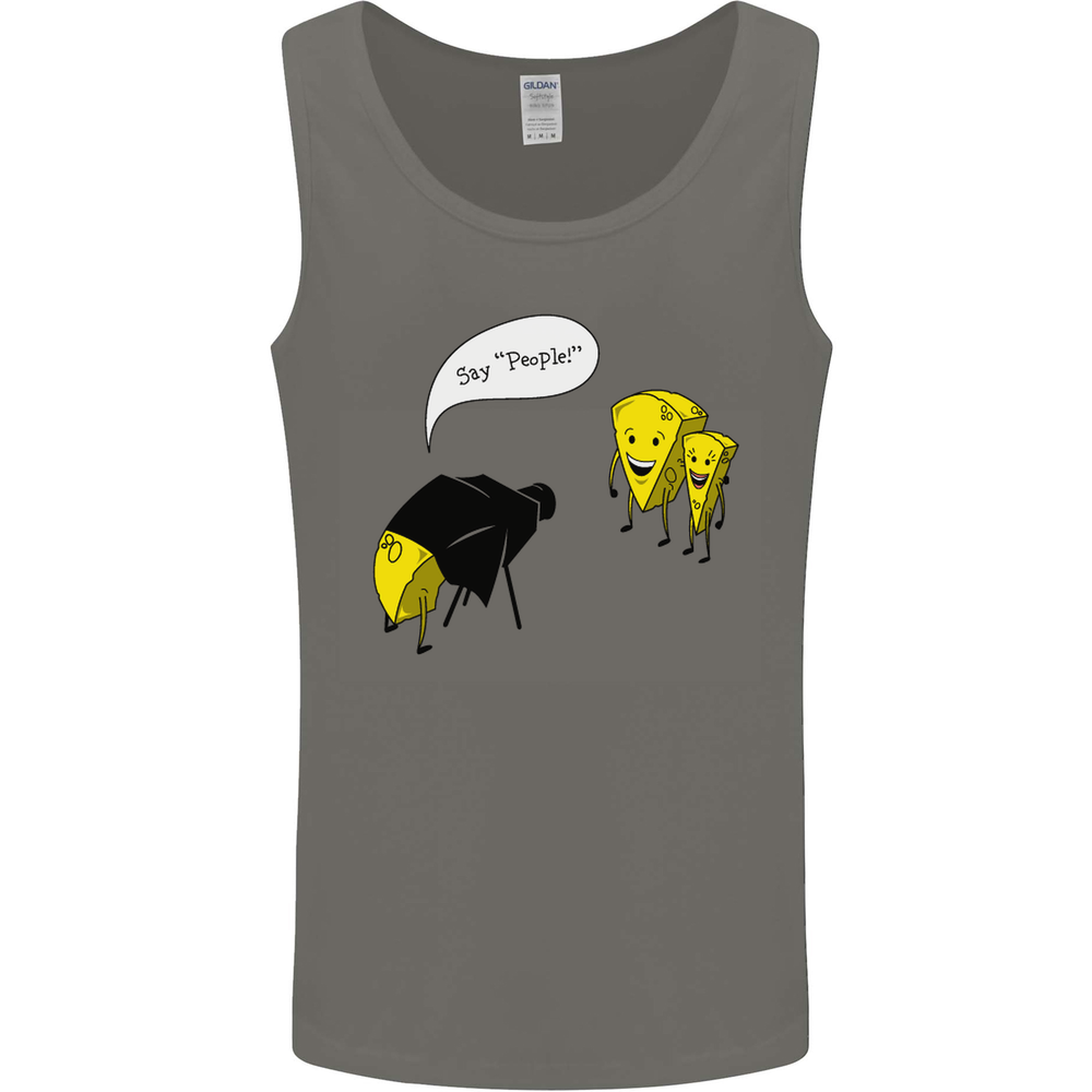 Say People Funny Photography Photographer Mens Vest Tank Top