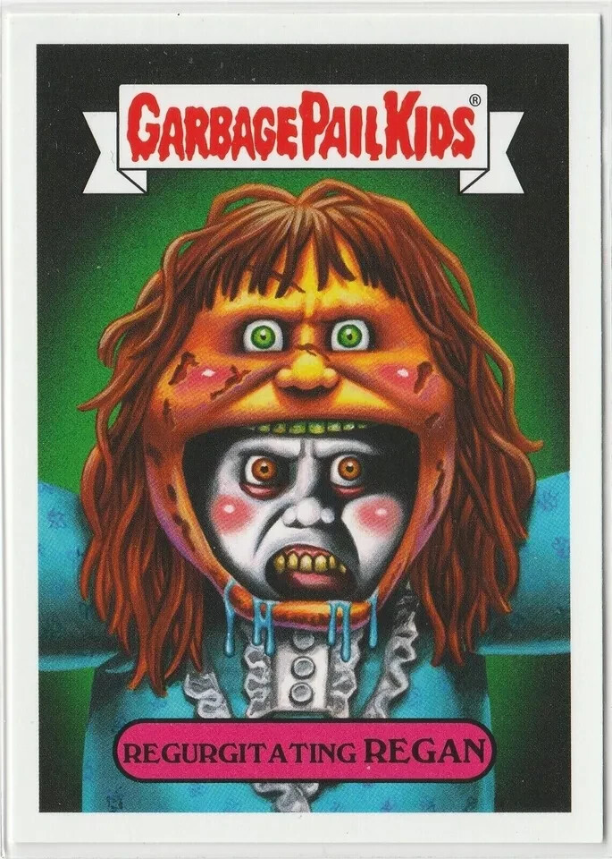 Regurgitating Regan #1a Garbage Pail Kids GPK 2019 Revenge of the Oh Horror-ible