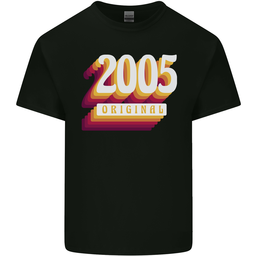 Retro 18th Birthday Original 2005 Mens Cotton T-Shirt Tee Top