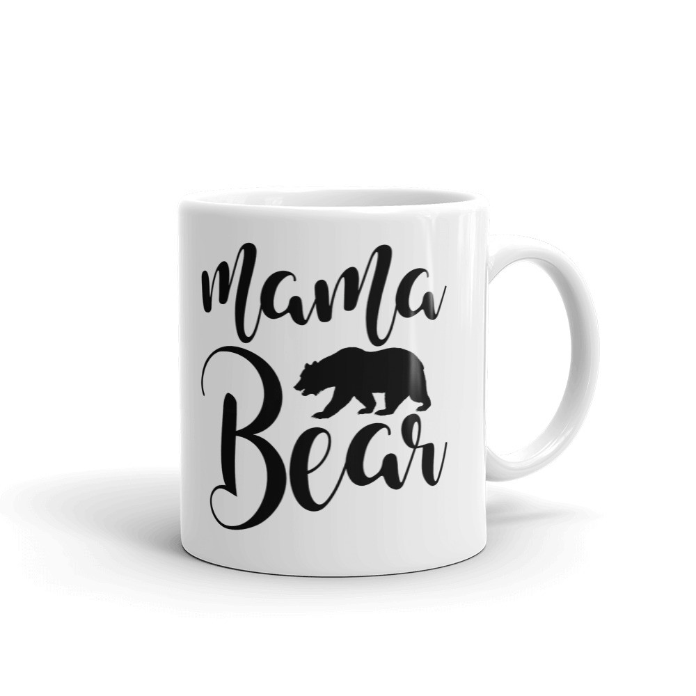 Mama Bear Mother's Day Coffee Tea Ceramic Mug Office Work Cup Gift