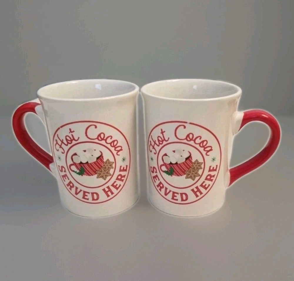 Royal Norfolk 18 Oz Printed Stoneware Mug for Coffee or Hot Cocoa Christmas Gift